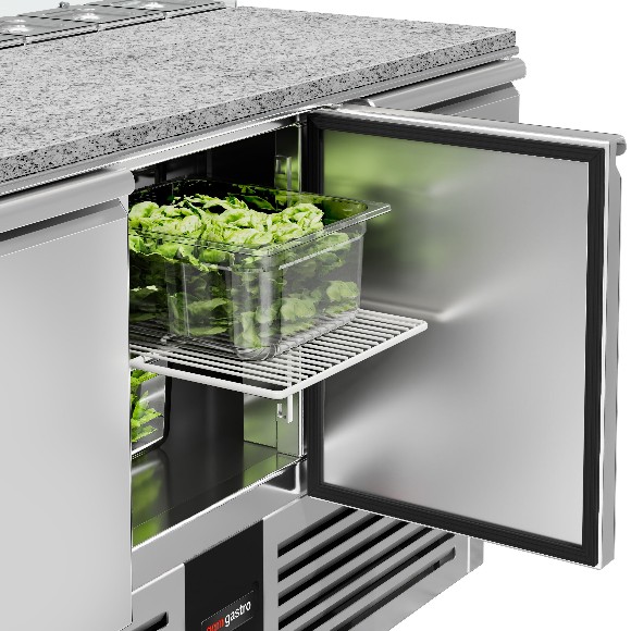 Холодильный стол саладетта PREMIUM GGM Gastro SAG147OG#GSG147E 5