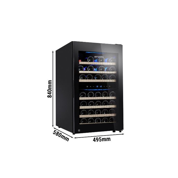 Винний холодильник GGM Gastro WKM120S-2N 0
