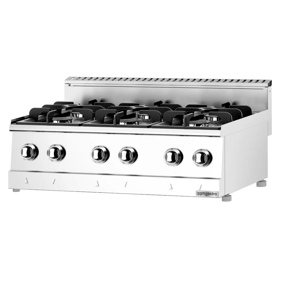 Газова плита - 19,5 кВт - 6 конфорок GGM GASTRO GHK9636 4