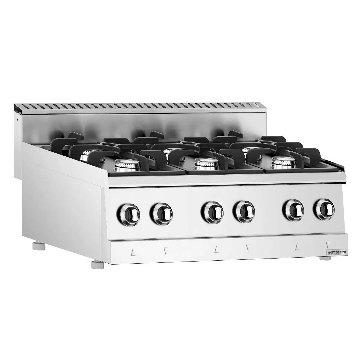 Газова плита - 36 кВт - 6 високопродуктивних конфорок GGM GASTRO GHK9636HP 6