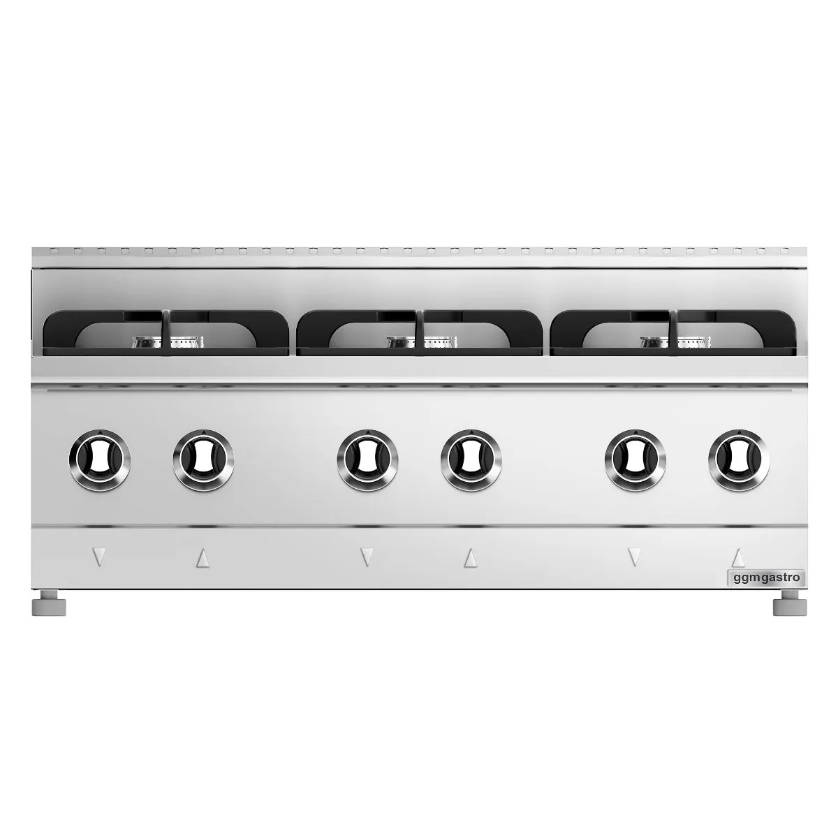 Газова плита - 36 кВт - 6 високопродуктивних конфорок GGM GASTRO GHK9636HP 0