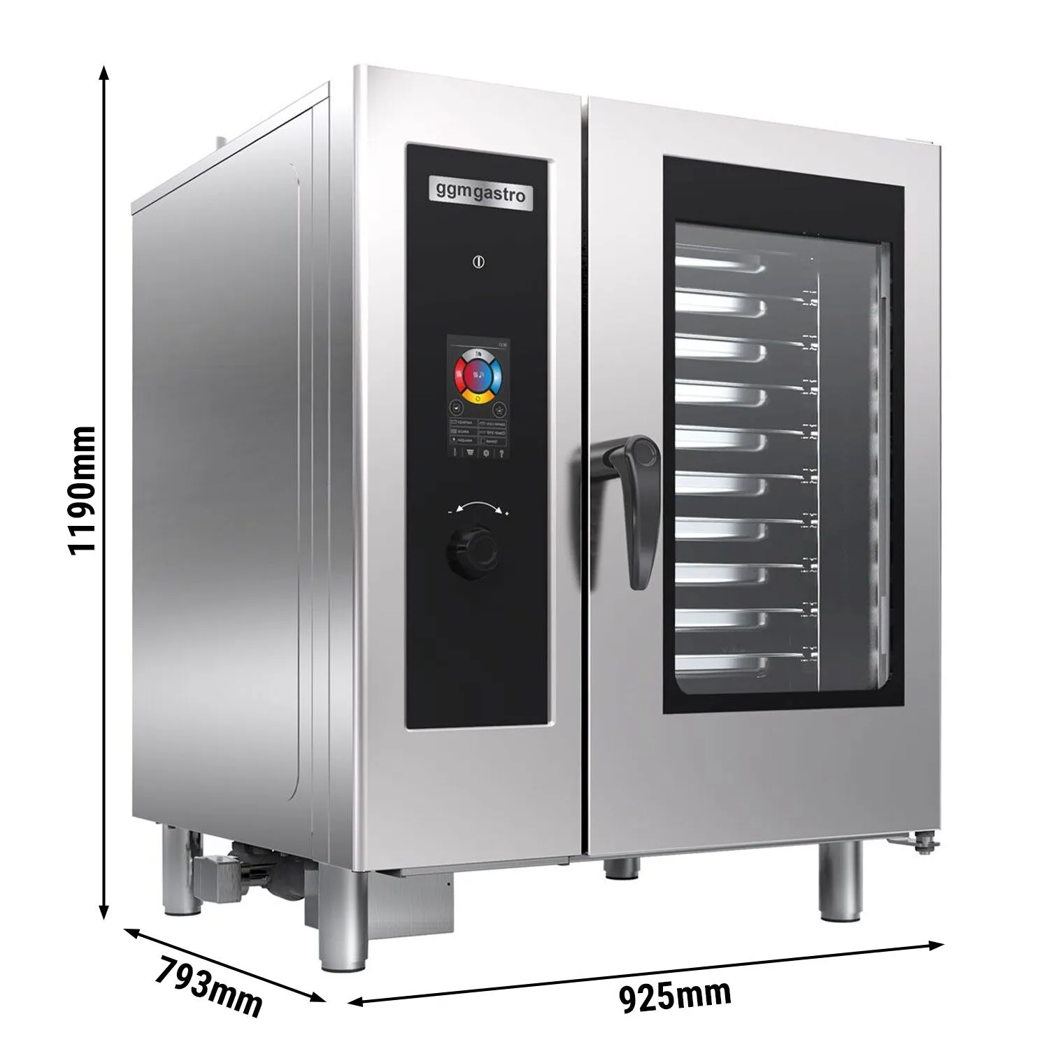 Газовый комбинированный пароконвектомат GGM-Gastro KDGI1011 0
