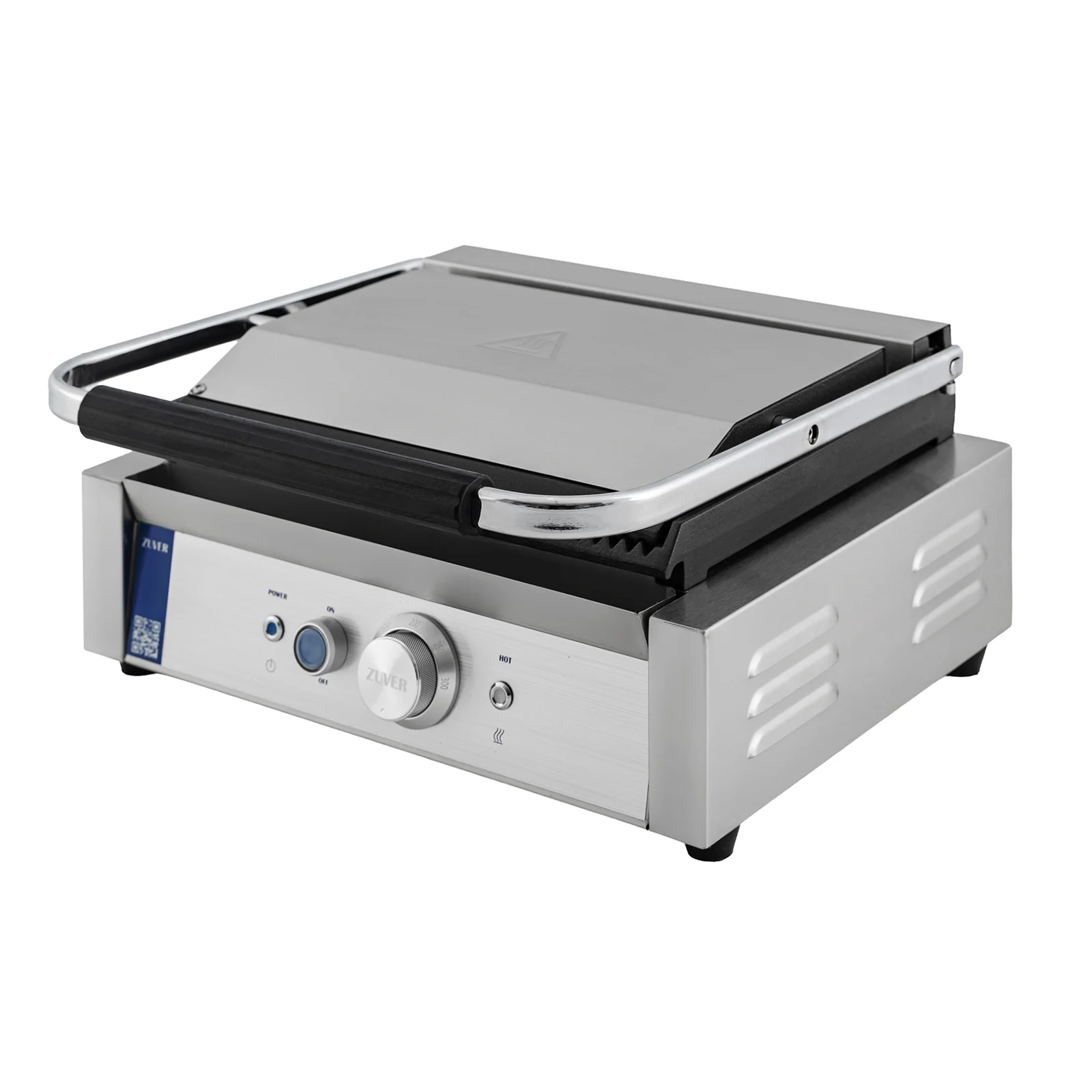 Гриль контактный ZUVER Panini Long 2200W 1
