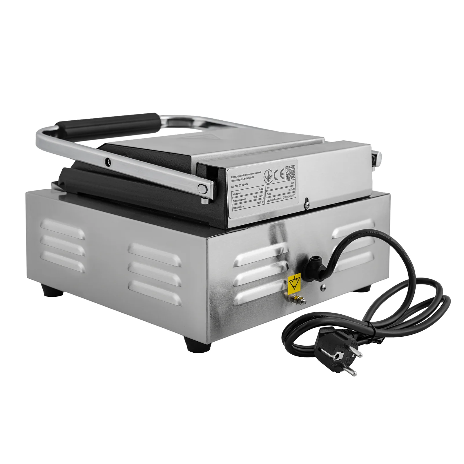 Гриль контактний ZUVER Panini Mini 1800W 2
