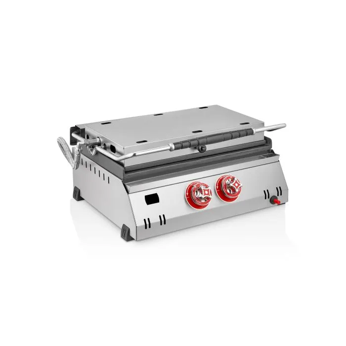 Гриль контактний газовий 2136 LPG - SILVER 0
