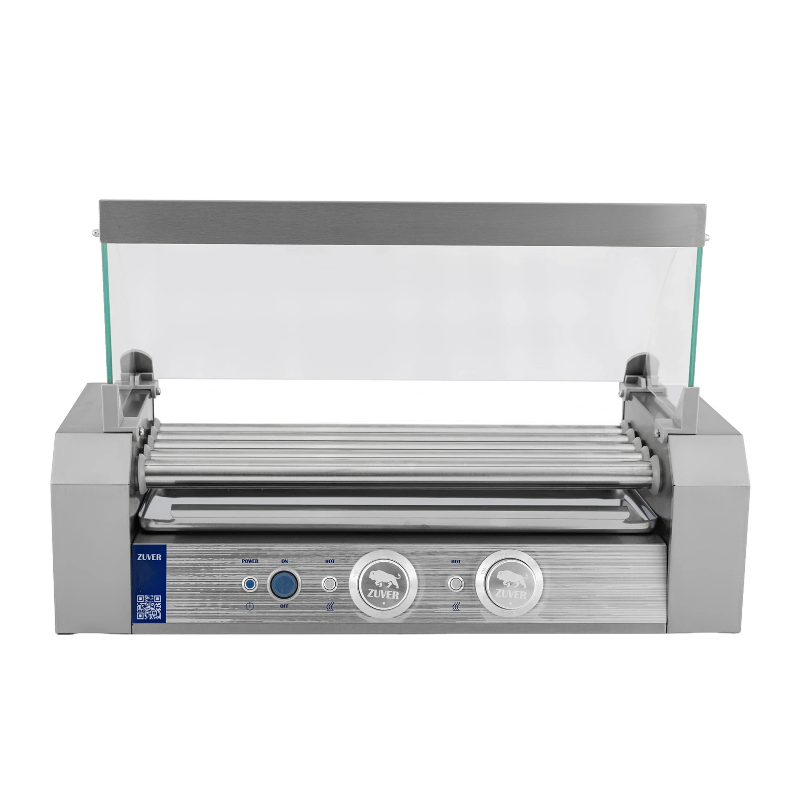Гриль роликовий ZUVER Berlin Lux R2-5G із захисним склом 750W 0