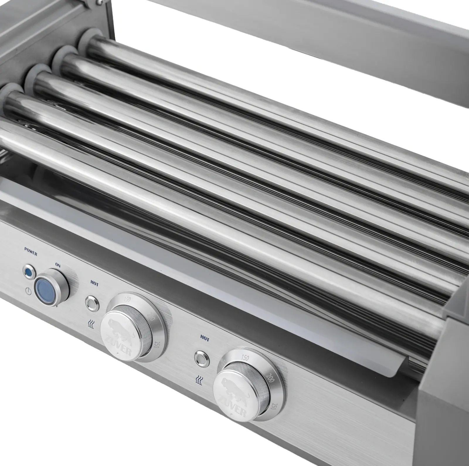 Гриль роликовий ZUVER Berlin Lux R2-5G із захисним склом 750W 2