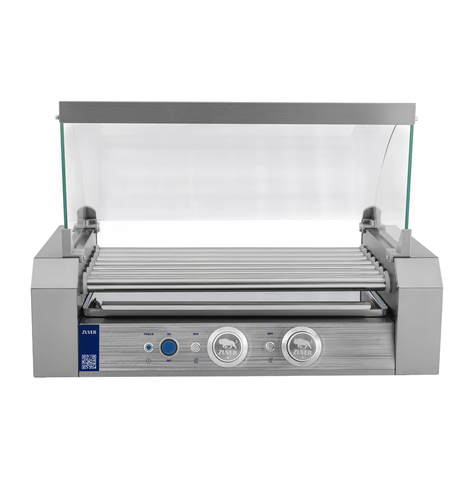 Гриль роликовий ZUVER Berlin Lux R2-7G із захисним склом 1050W 0