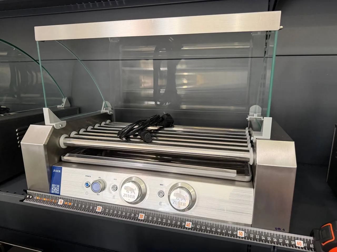 Гриль роликовий ZUVER Berlin Lux R2-7G без захисного скла 1050W 0