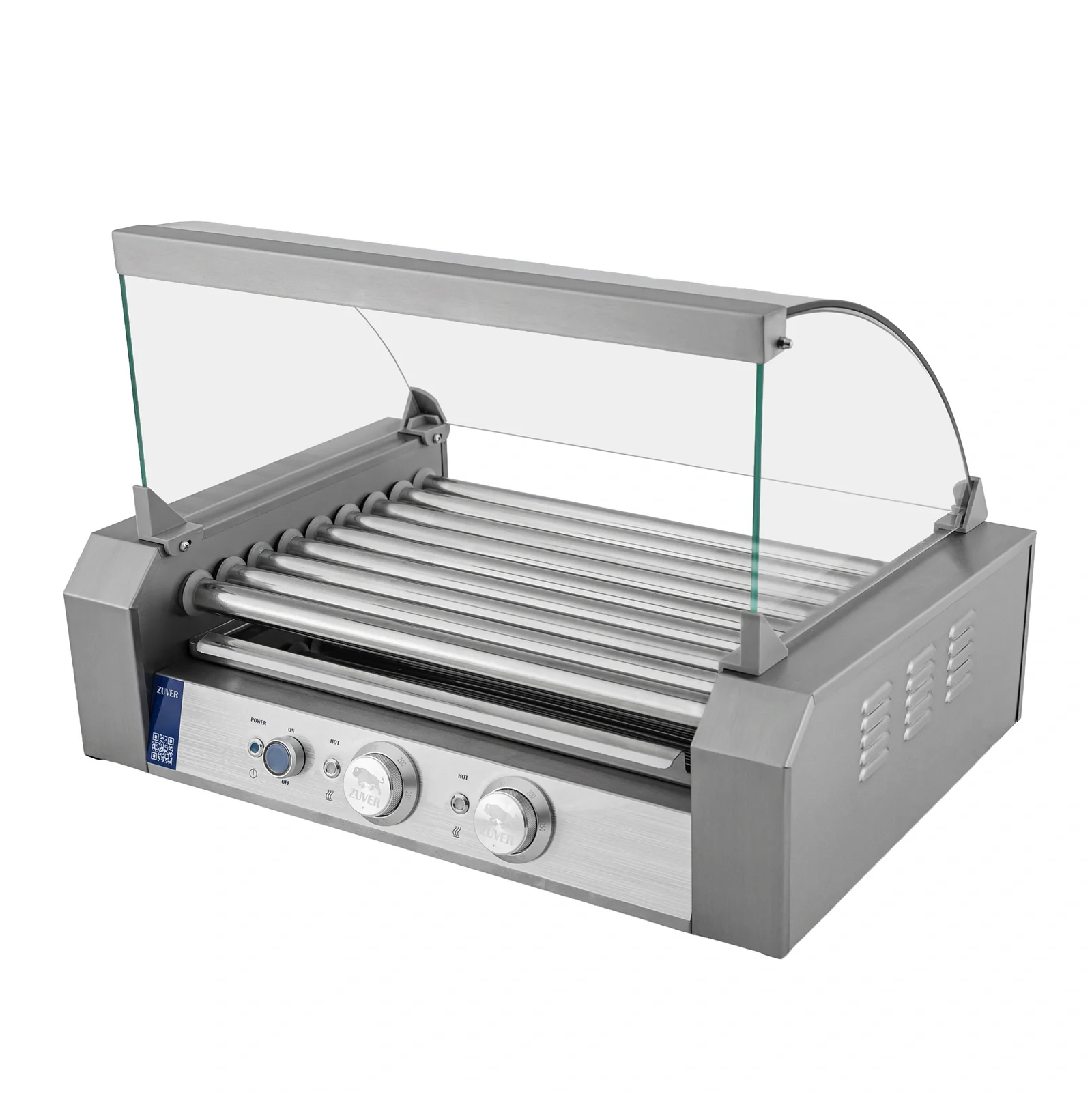 Гриль роликовый ZUVER Berlin Lux R2-9G без защитного стекла 1350W 7
