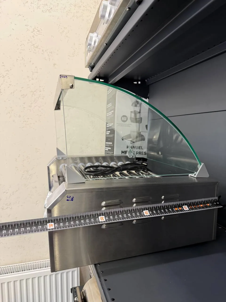 Гриль роликовый ZUVER Berlin Lux R2-9G с защитным стеклом 1350W 1