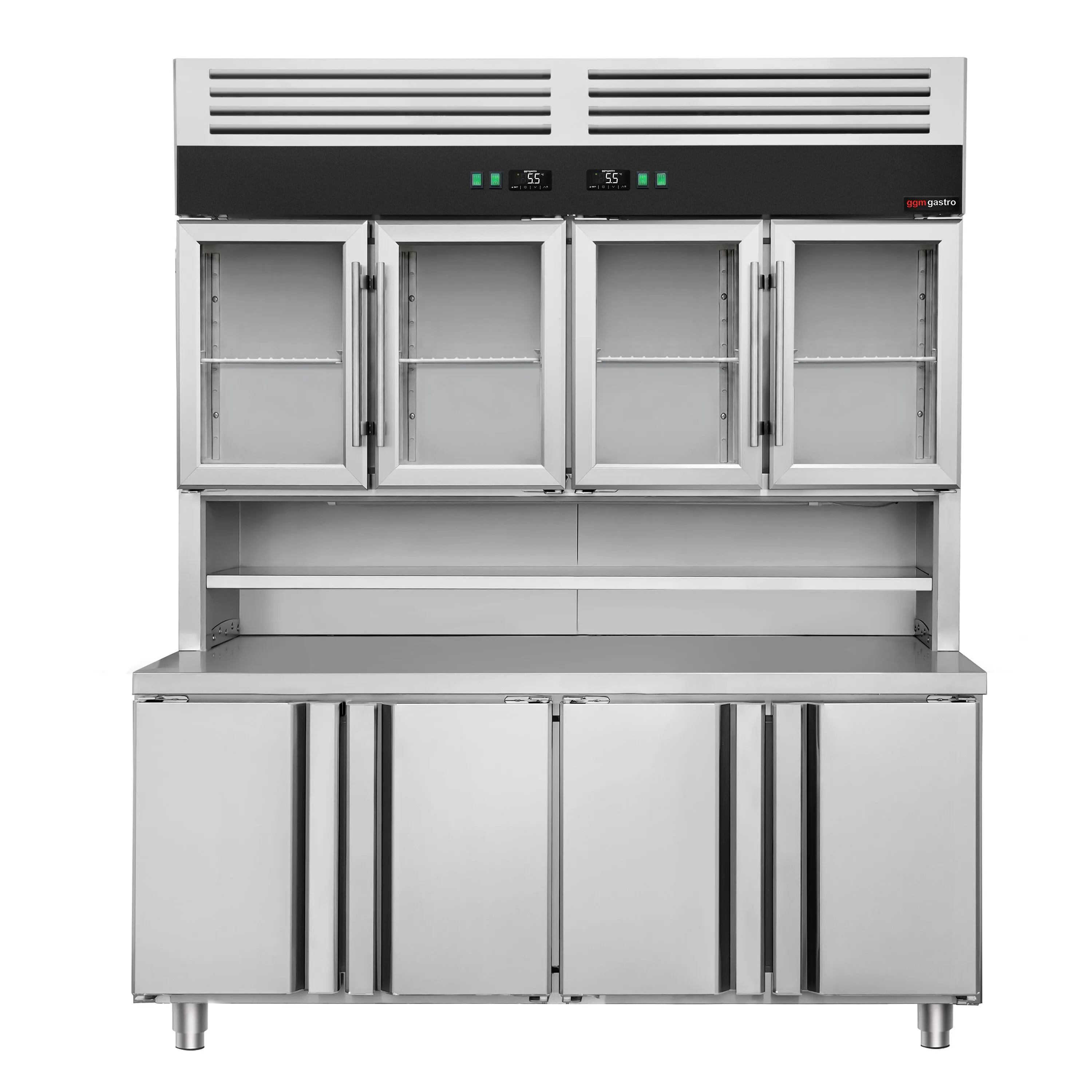 Гірка холодильна з холодильним столом GGM-Gastro KKC4T7 1