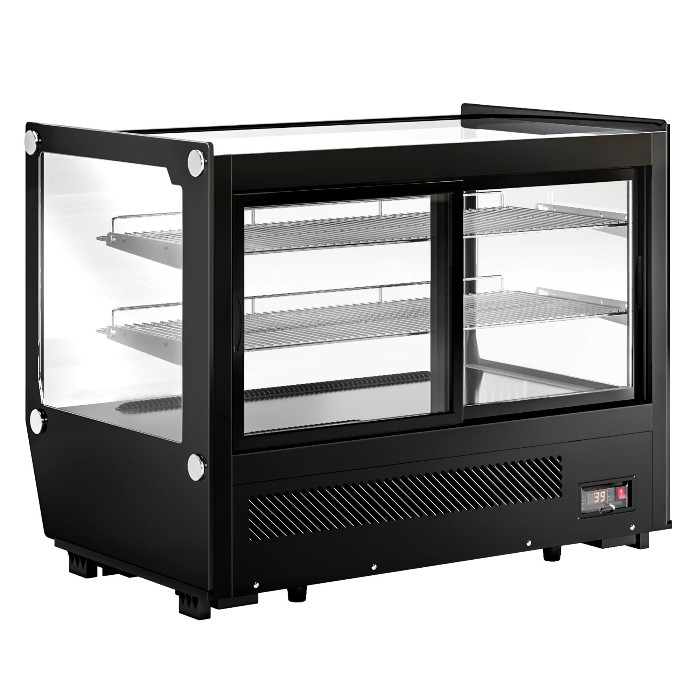 Холодильная настольная витрина - 160 Л. GGM Gastro TKVGNR160 5