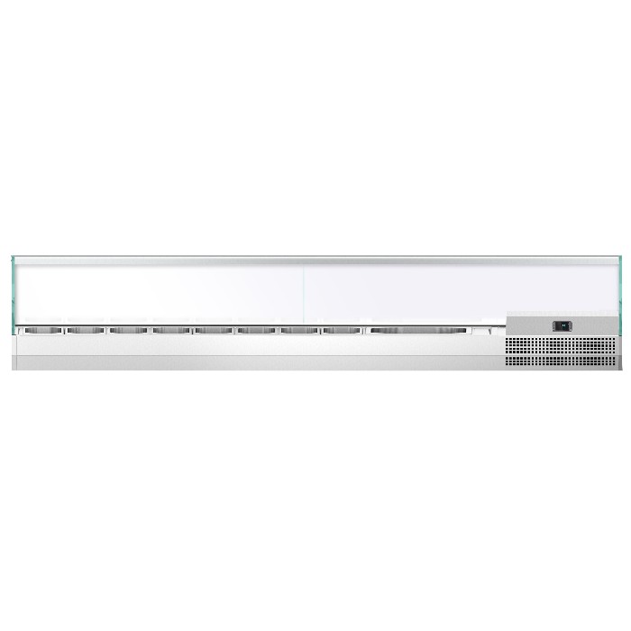 Холодильная витрина 2300x353мм - 11x GN 1/4 PREMIUM PLUS GGM Gastro AGI233 3