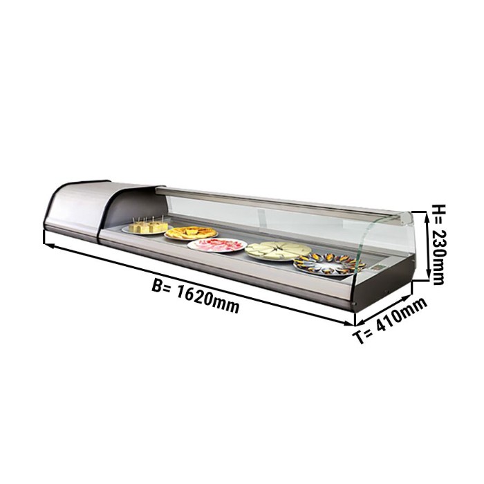 Настільна вітрина - 6x (17 x 32см) GGM Gastro ATEI164 0