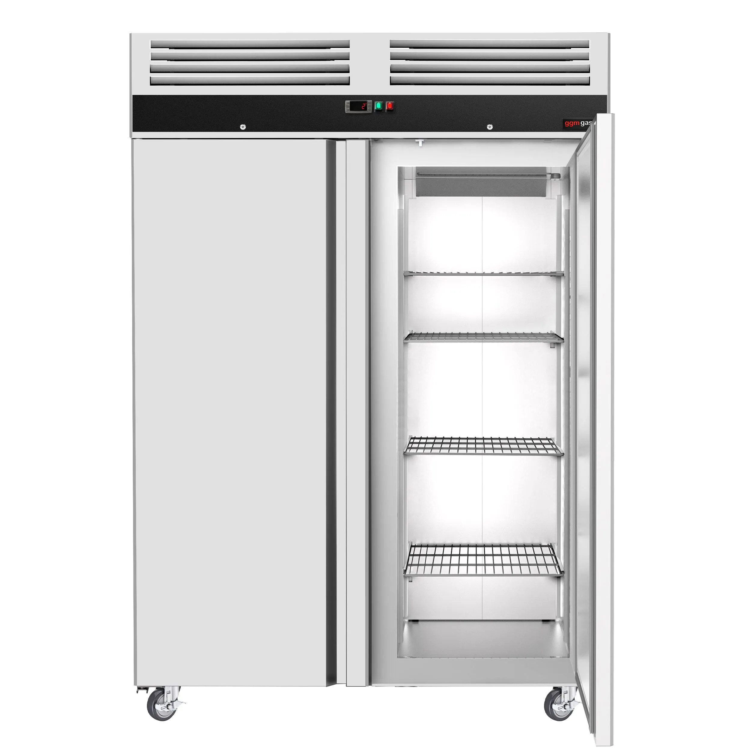 Холодильна шафа з нержавіючої сталі ECO GGM-Gastro KS1200ND 2