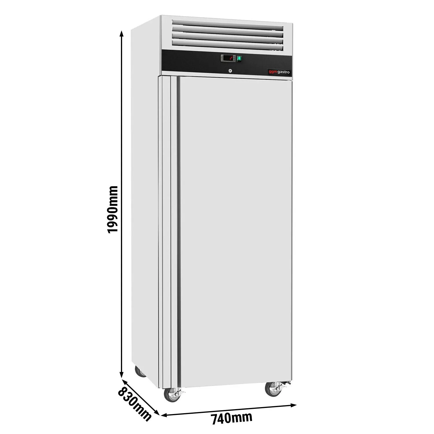 Холодильна шафа з нержавіючої сталі ECO GGM-Gastro KSJ650ND 0
