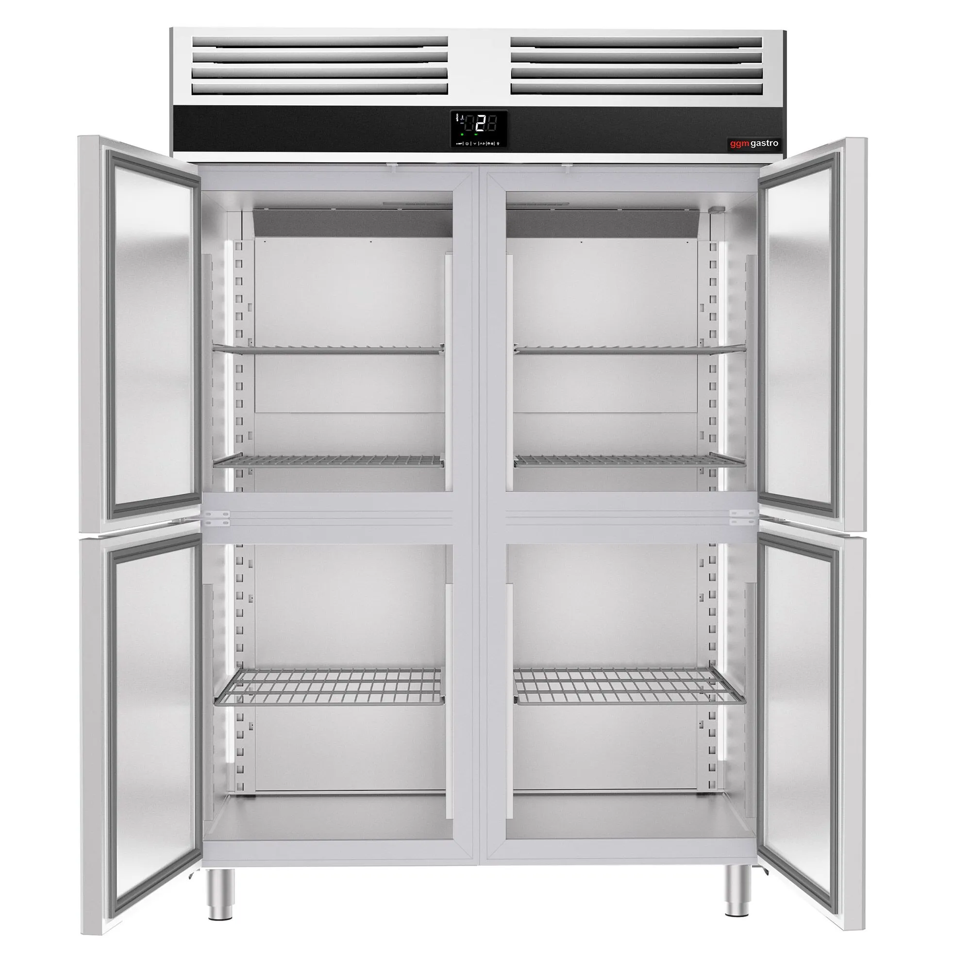 Холодильный шкаф из нержавеющей стали PREMIUM GGM-Gastro KSF1482T 1
