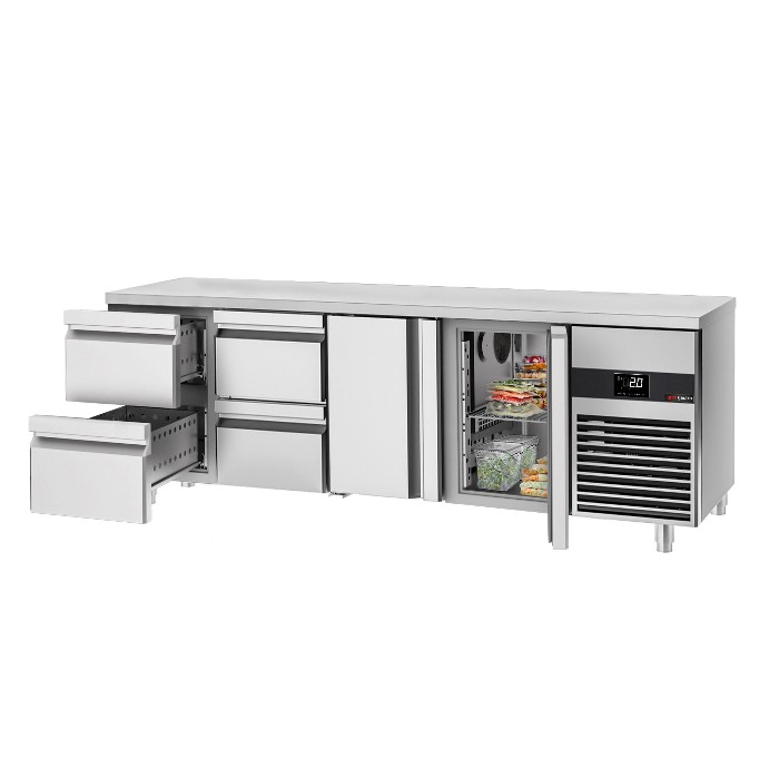 Холодильний стіл GGM Gastro KTF227ND-EF#2T#4S 1