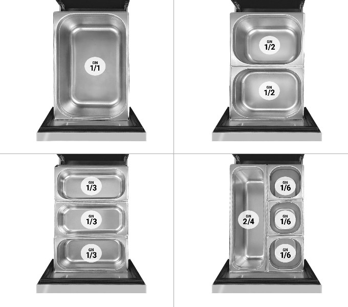 Холодильный стол PREMIUM - 0,9 x 0,7 м GGM Gastro SAG97END#1T#SBG1212 3