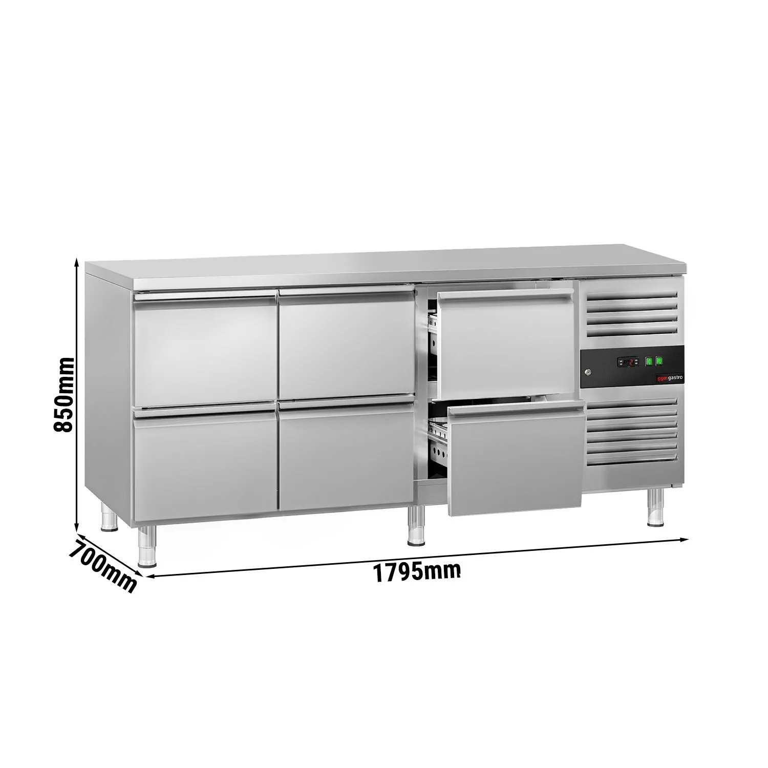 Холодильний стіл ECO GGM-Gastro KTJ187ND6 0