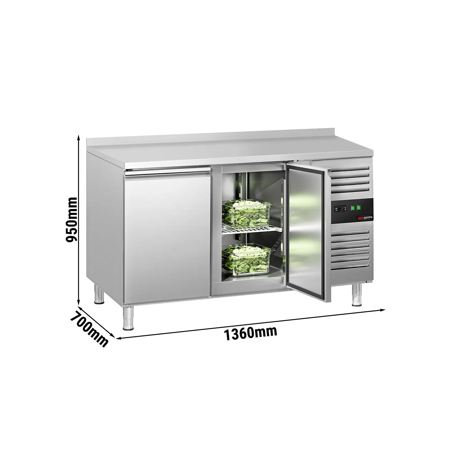 Холодильний стіл ECO GGM-Gastro KTS147AND 0