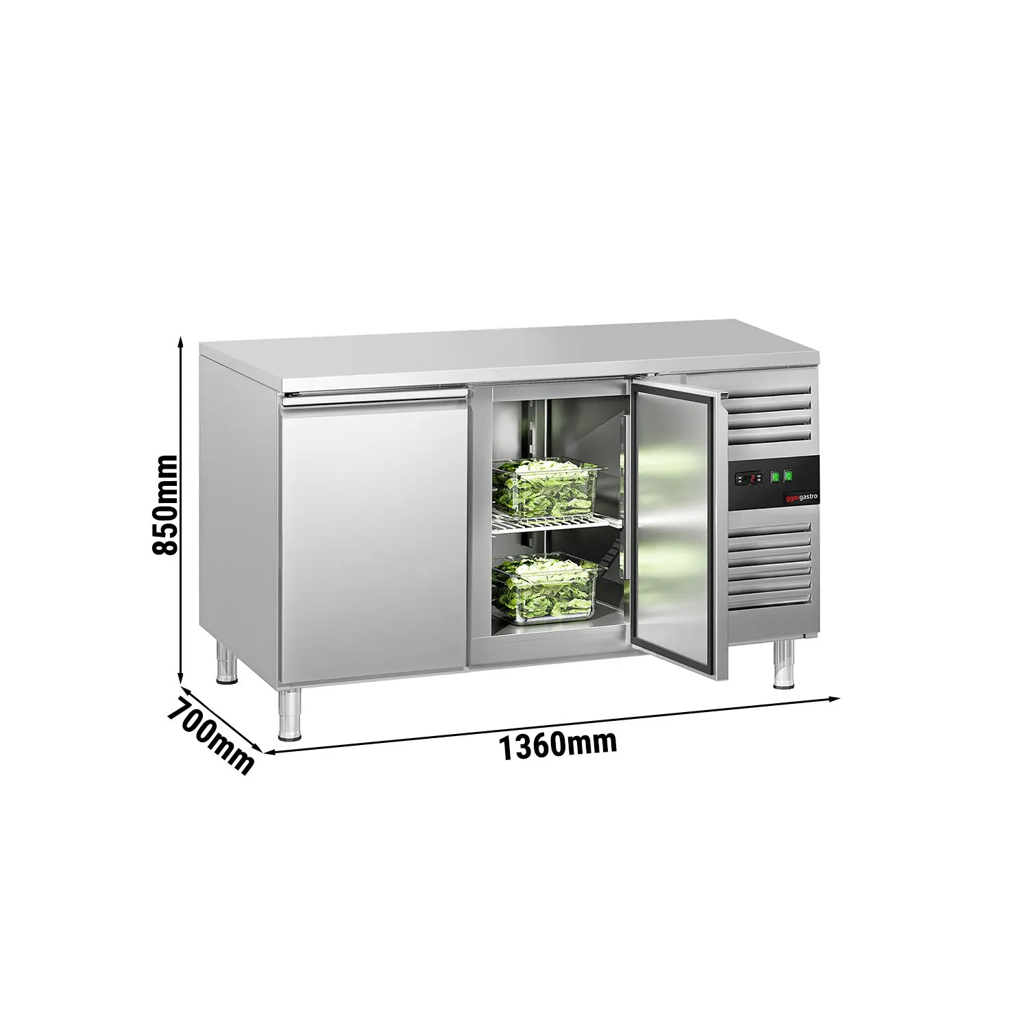 Холодильний стіл ECO GGM-Gastro KTS147ND 0