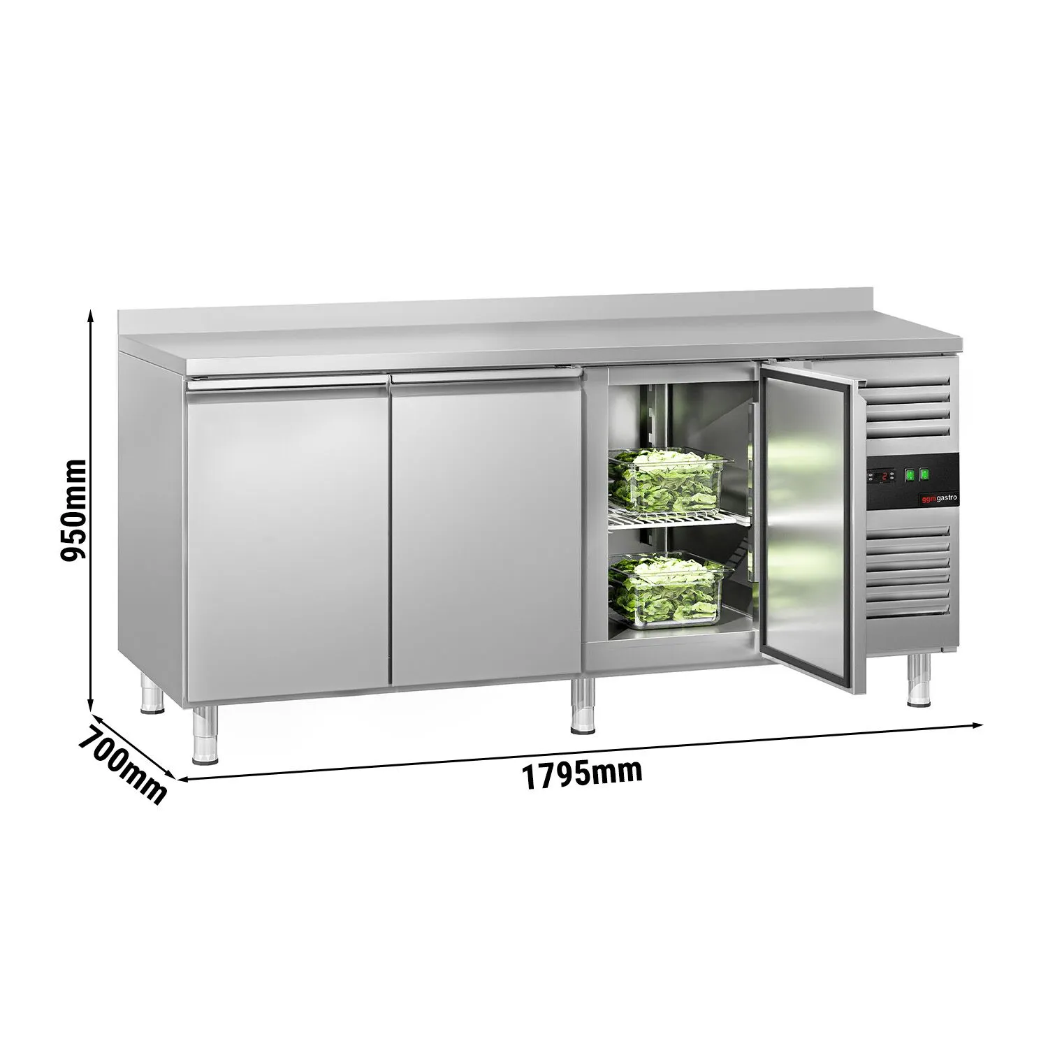 Холодильний стіл ECO GGM-Gastro KTS187AND 0