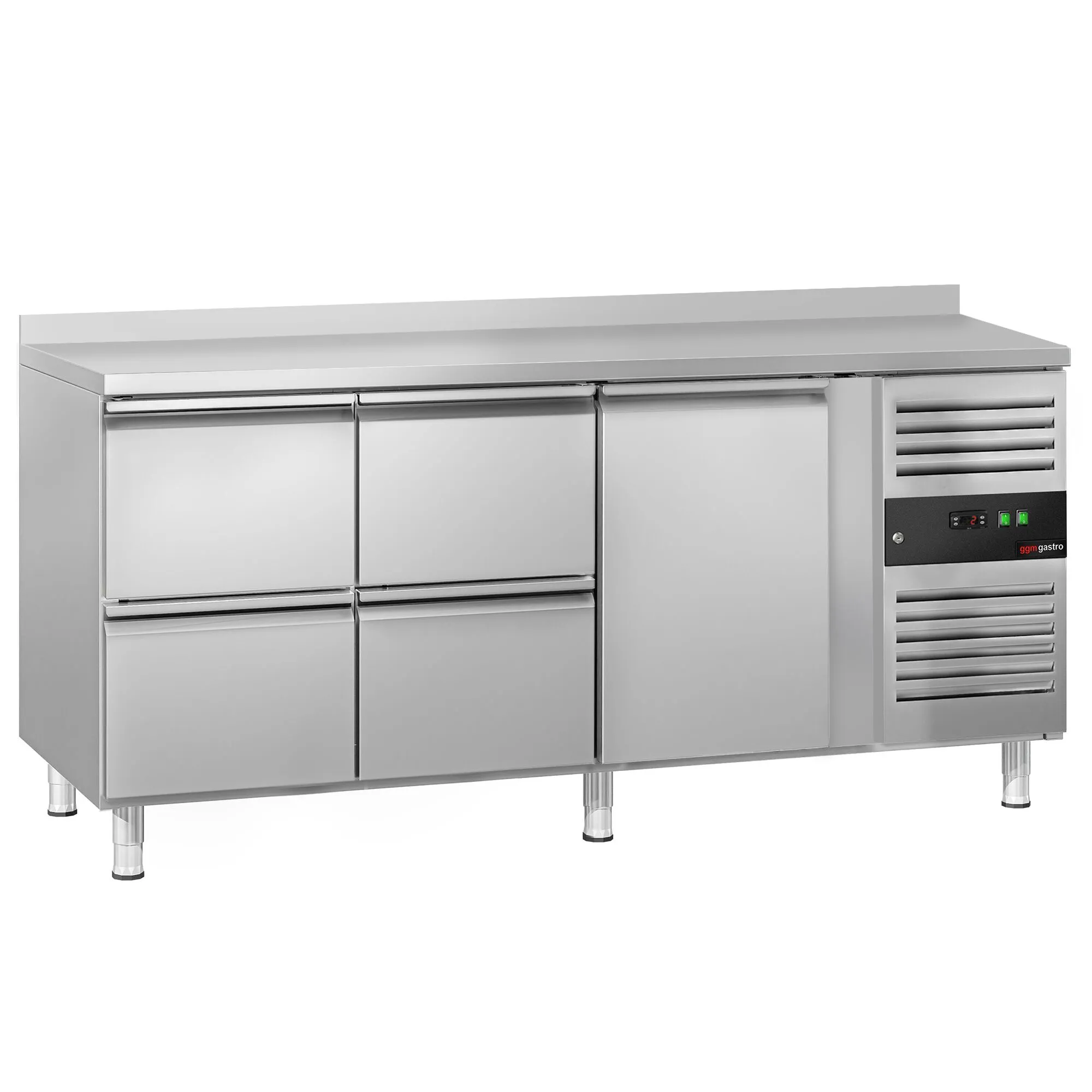 Холодильний стіл ECO GGM-Gastro KTS187AND#1T#4S 1