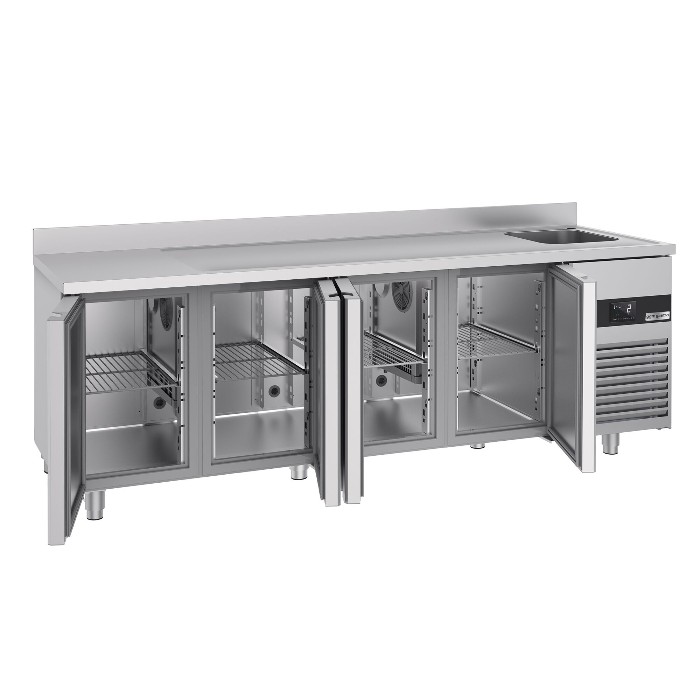 Холодильний стіл GGM Gastro KTF540BAR-EF 2