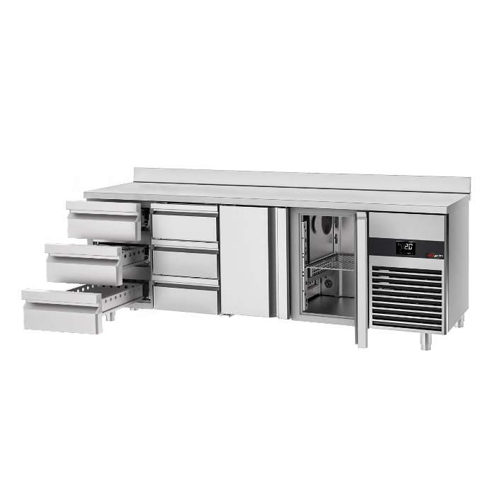 Холодильний стіл GGM Gastro KTF227AND-EF#2T#6S 2
