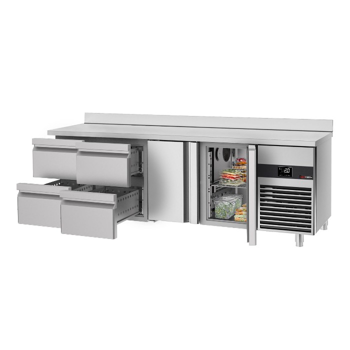 Холодильний стіл GGM Gastro KTF227AND-EF#2T#4S 1