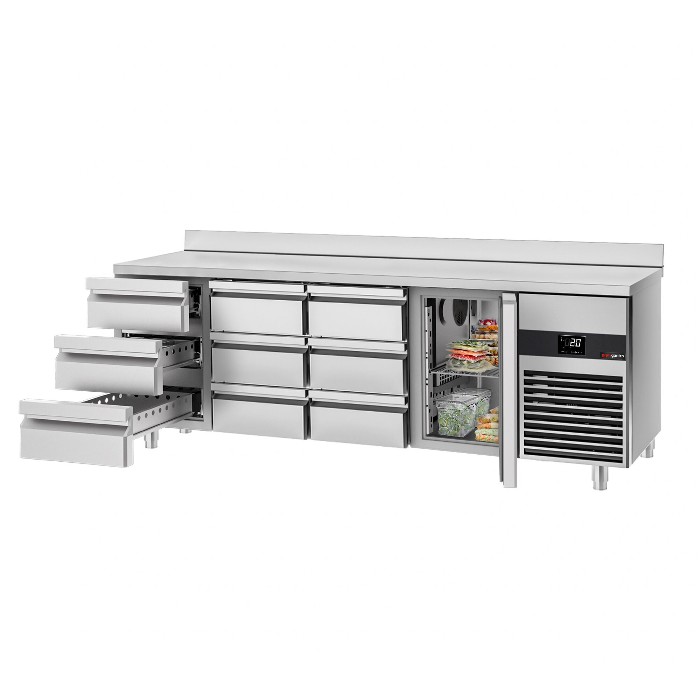 Холодильний стіл GGM Gastro KTF227AND-EF#1T#9S 1