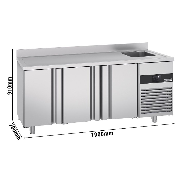 Холодильний стіл GGM Gastro KTF420BAR-EF 0
