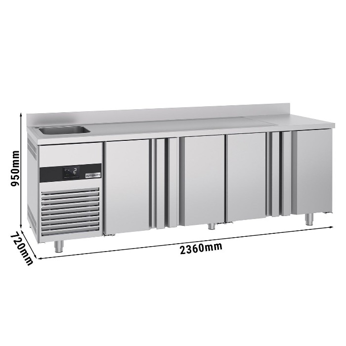 Холодильний стіл GGM Gastro KTF540BAL-EF 0