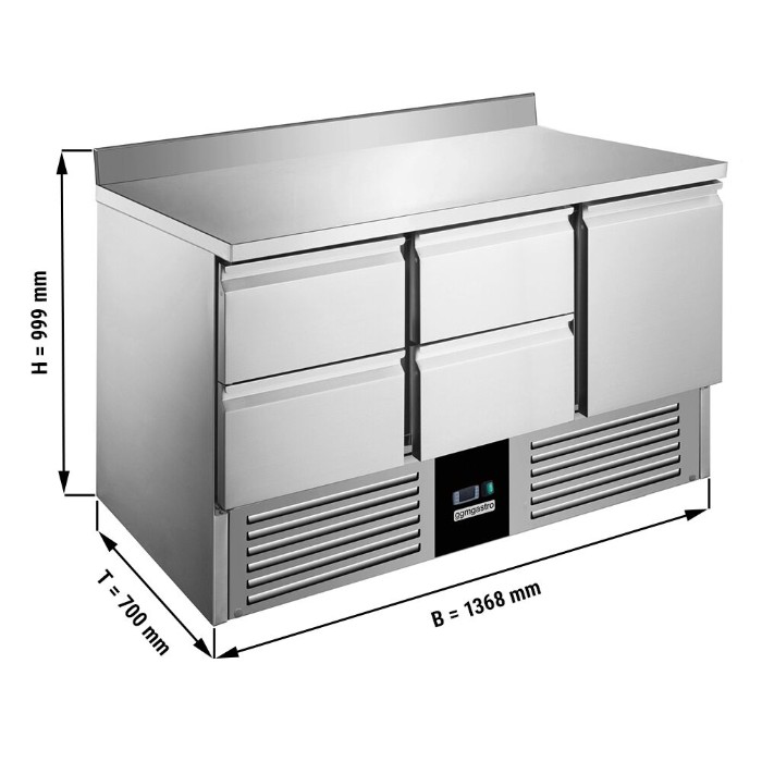 Холодильний стіл PREMIUM GGM Gastro SAG147EAND#2#SBG1212 0