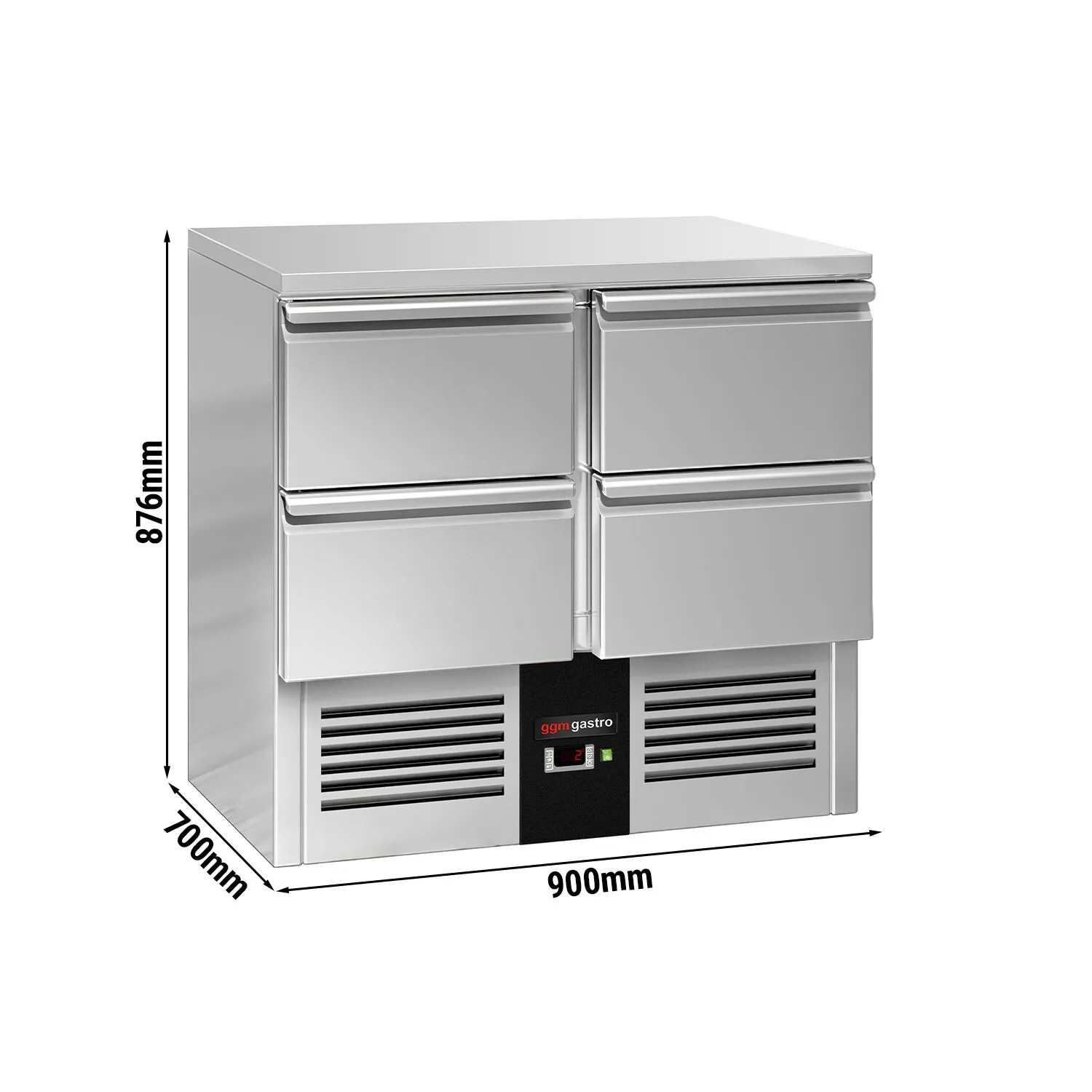 Холодильный стол PREMIUM GGM-Gastro SAG97E4ND 0