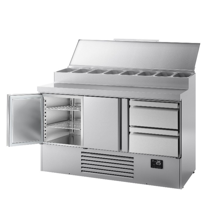 Холодильний стіл саладетта GGM Gastro ZTI157M#7SBI1213 3