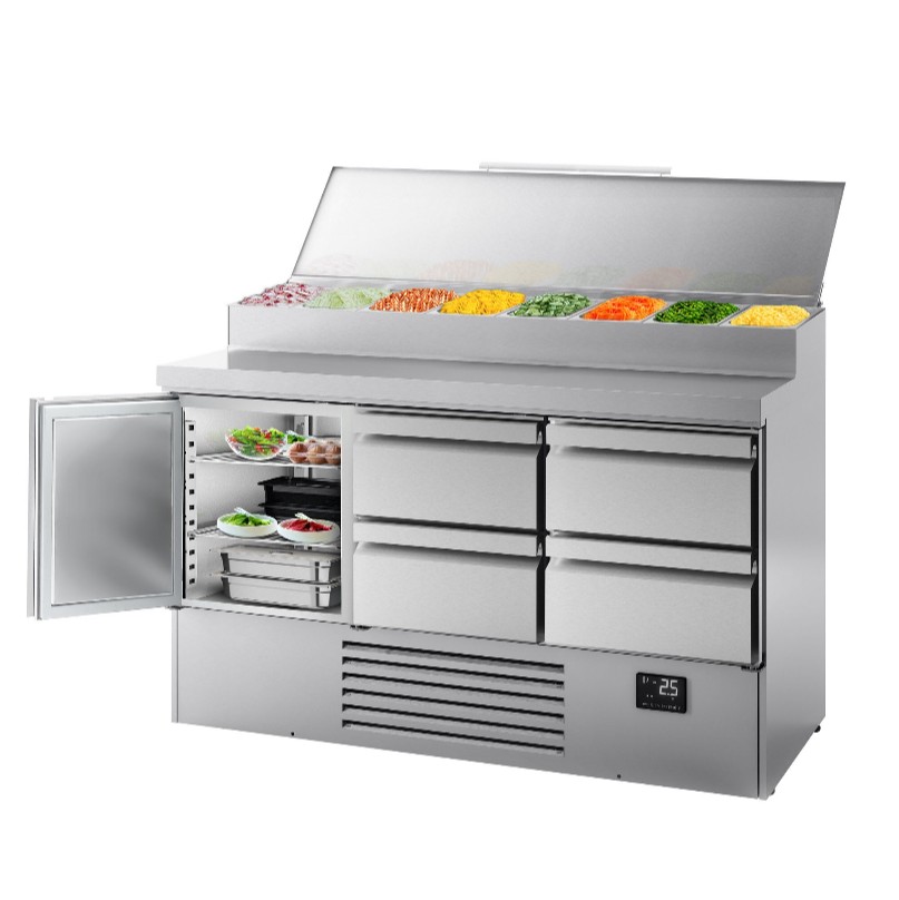 Холодильний стіл саладетта GGM Gastro ZTI157M#2#7SBI1213 1