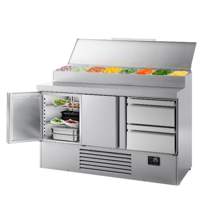 Холодильний стіл саладетта GGM Gastro ZTI157M#7SBI1213 1