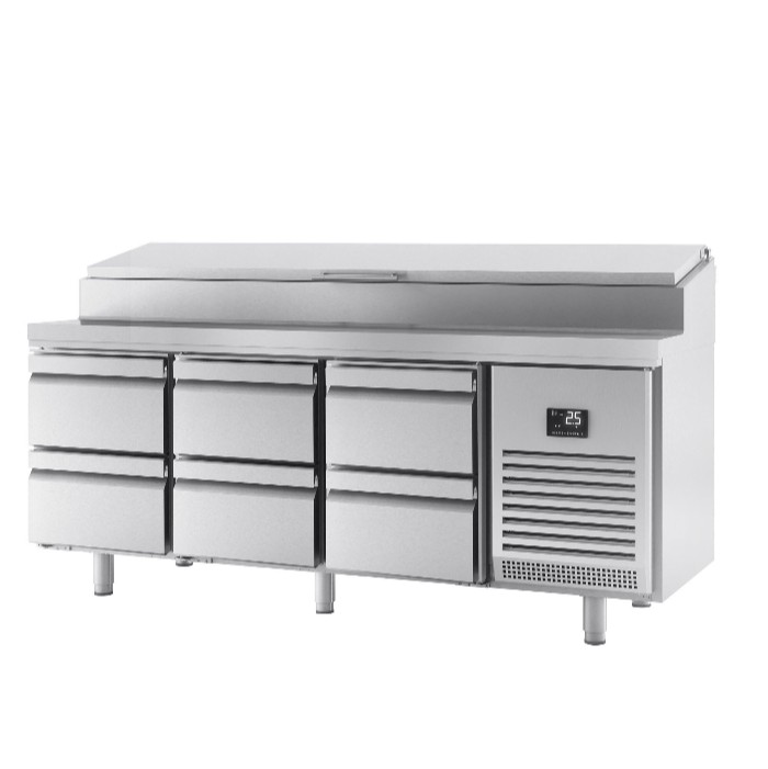Холодильный стол саладетта GGM Gastro ZTI207#3#7SBI1212 1