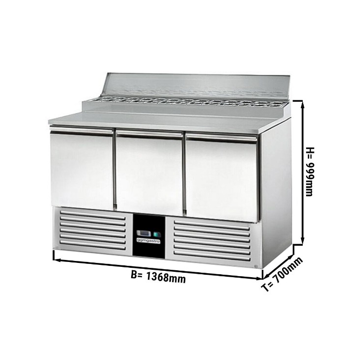 Холодильний стіл саладетта PREMIUM GGM Gastro SAG147AND 3