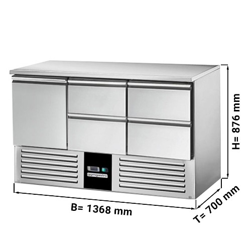 Холодильний стіл саладетта PREMIUM GGM Gastro SAG147END#2#SBG1212 0