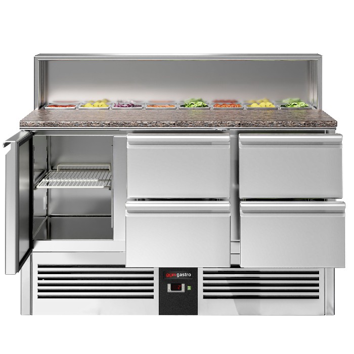 Холодильний стіл саладетта PREMIUM GGM Gastro SAG147GND#2#SBG1212 1