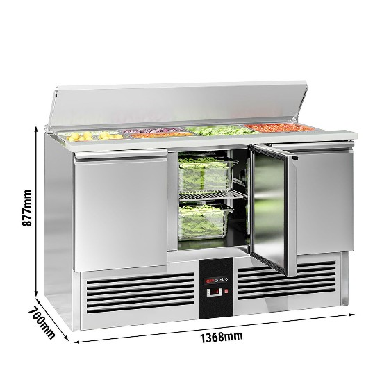 Холодильный стол саладетта PREMIUM GGM Gastro SAG147ND 0