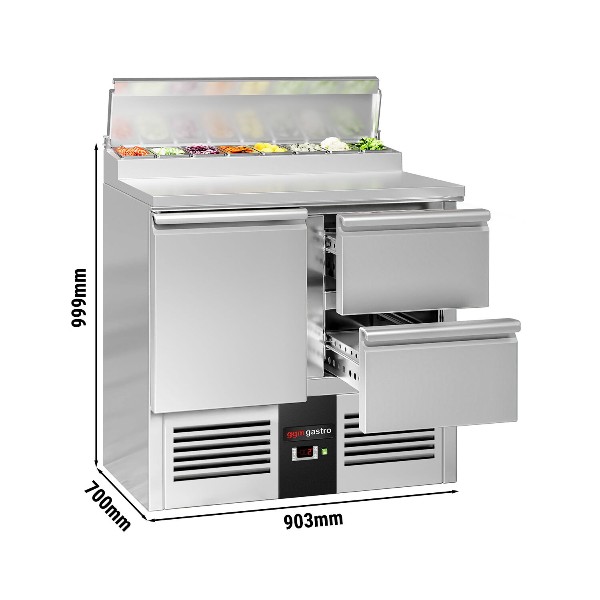 Холодильний стіл саладетта PREMIUM GGM Gastro SAG97AND#SBG1212 0