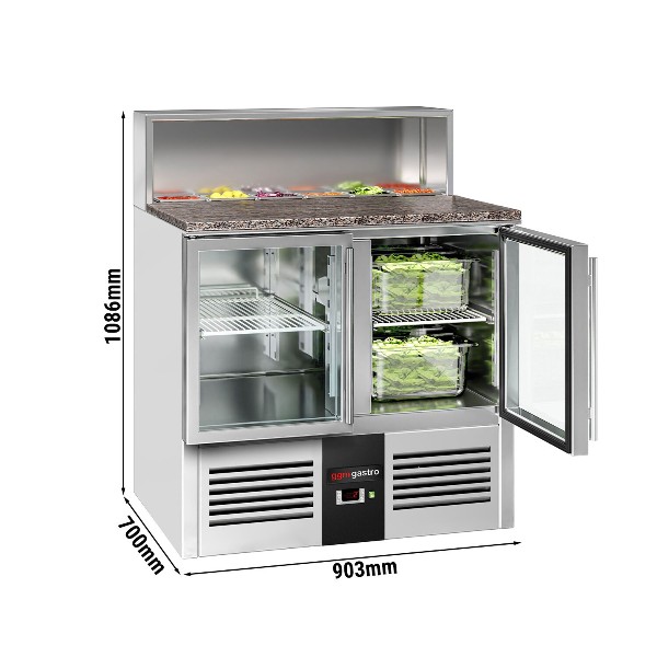 Холодильний стіл саладетта PREMIUM GGM Gastro SAG97GND#2#GT 2