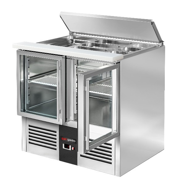 Холодильний стіл саладетта PREMIUM GGM Gastro SAG97ND#2#GT 1