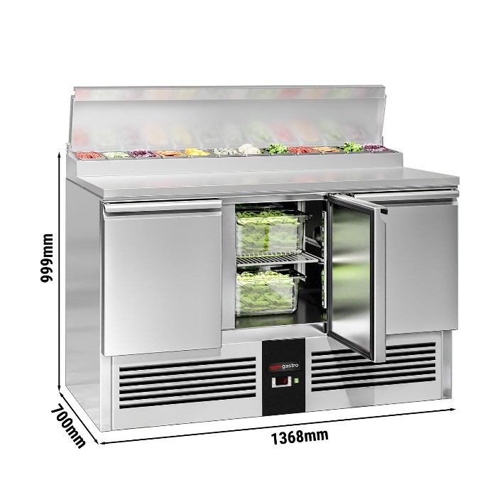 Холодильний стіл саладетта PREMIUM GGM Gastro SAG147AND 0