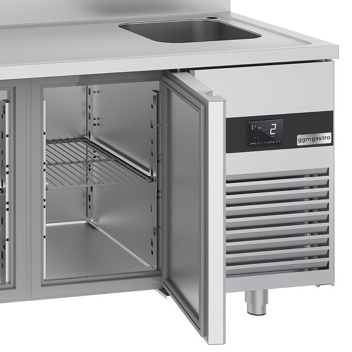 Холодильний стіл GGM Gastro KTF420BAR-EF 4